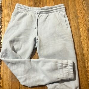 Aritzia light blue sweatpants
